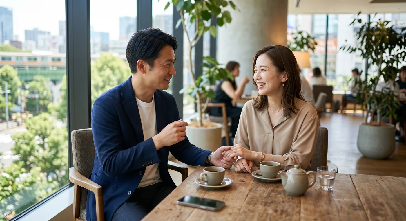 婚活をスタートしたカップルのイメージ